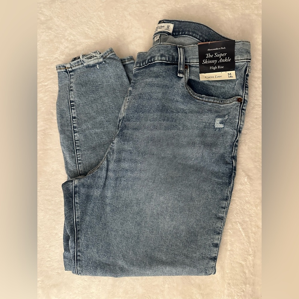 High-rise skinny ankle jeans